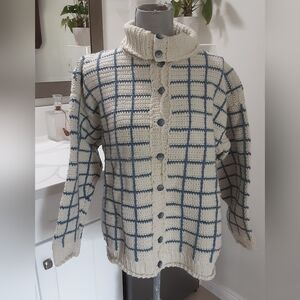 Womens hand knit sweater